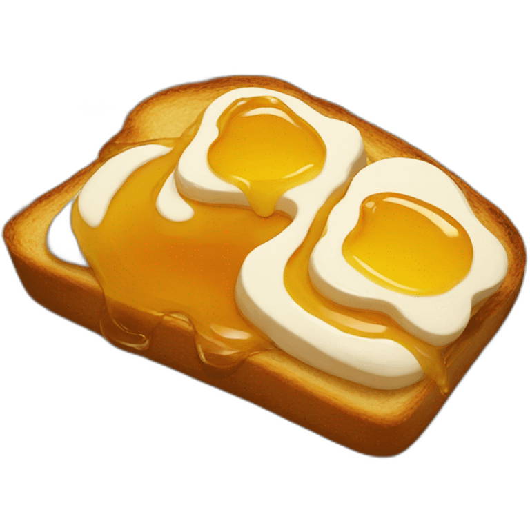 Honey toast emoji