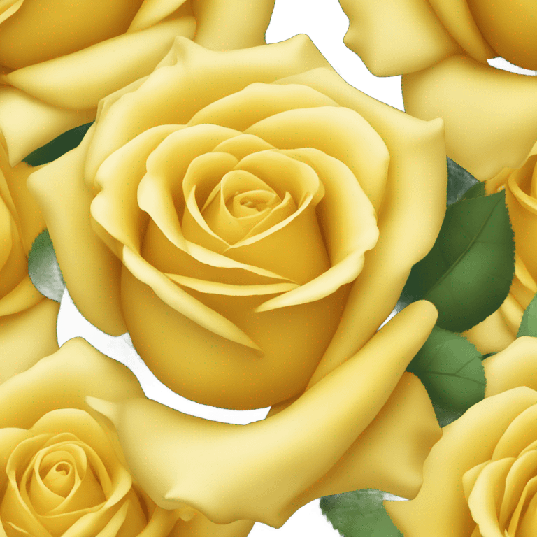 Yellow rose emoji