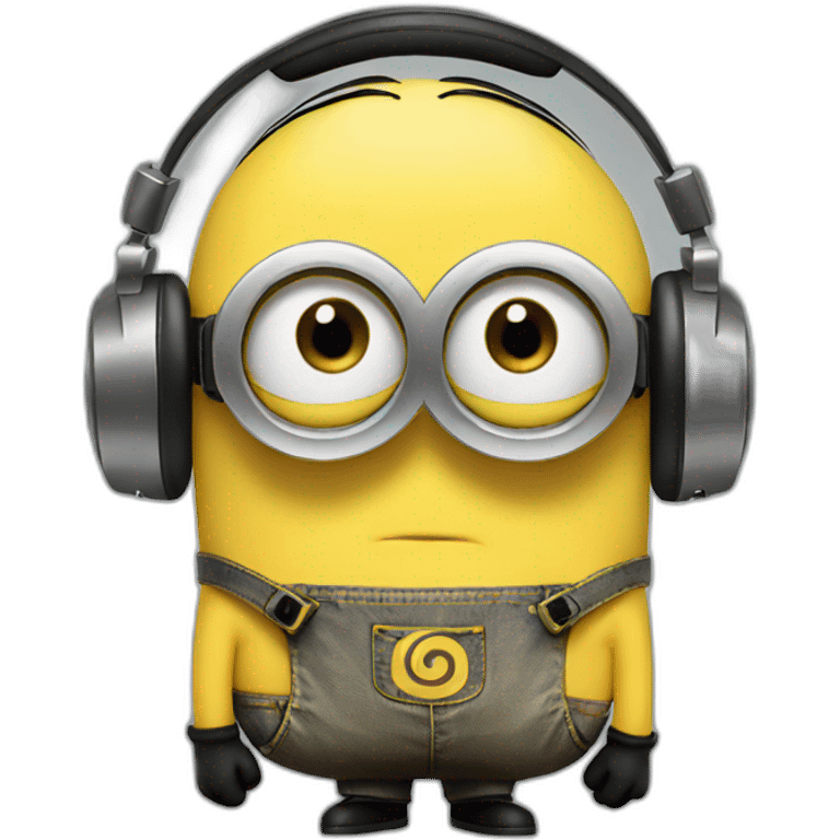 minions with headphones emoji