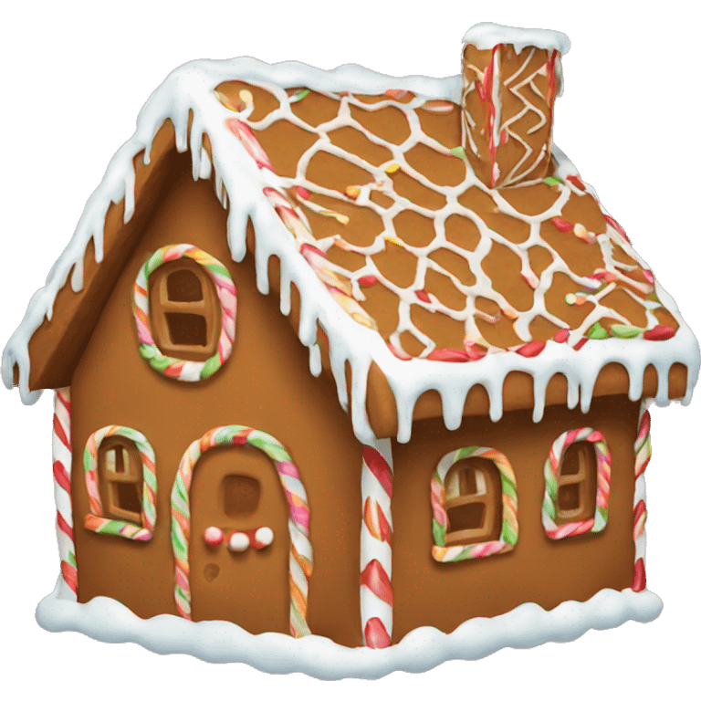 gingerbread house emoji