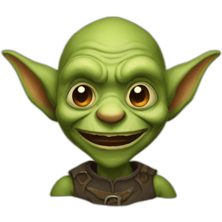 funny little goblin man emoji