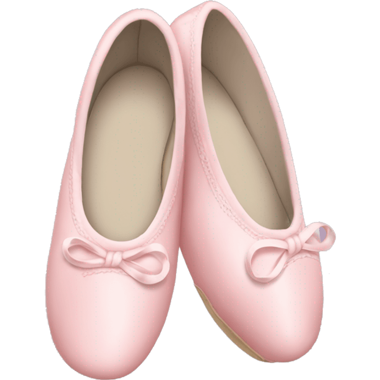 Pale pink ballet shoes emoji