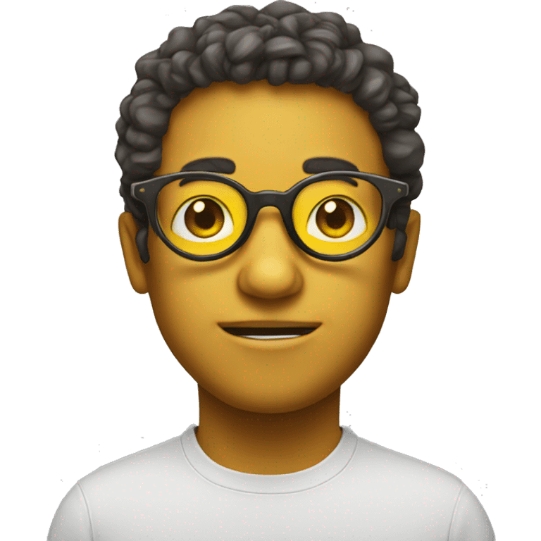 yellow glasses in the form of a star
 emoji