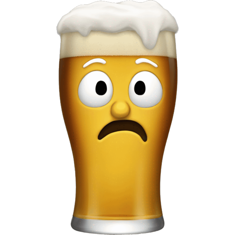 A dad drinking beer emoji