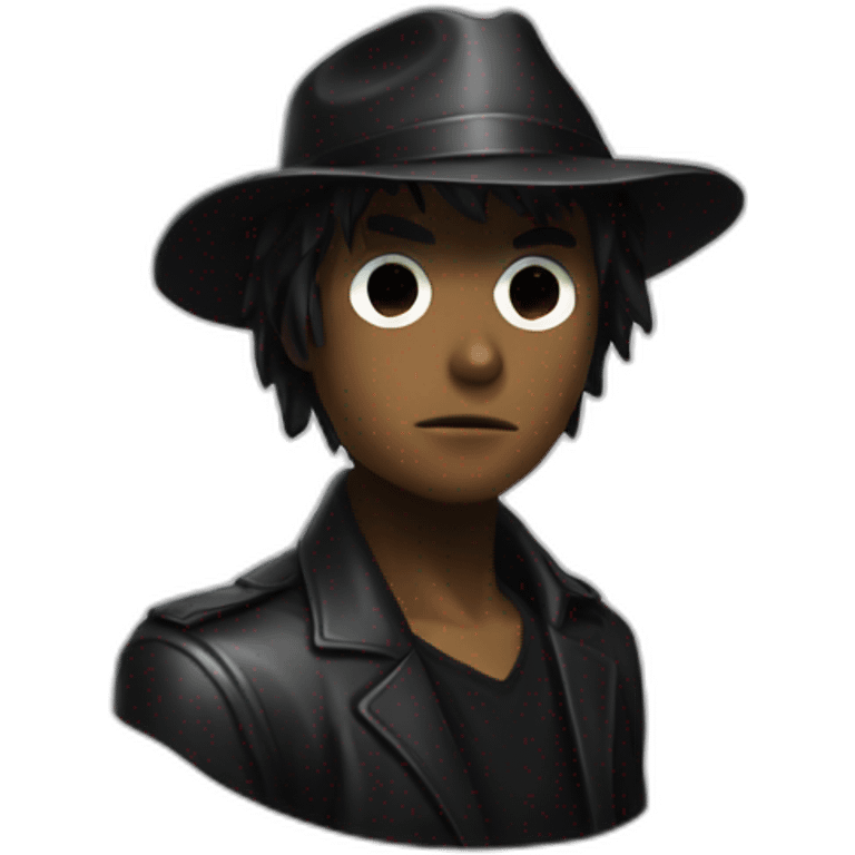 Death note noir fermé emoji