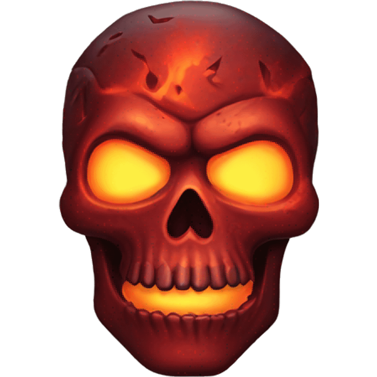 lava red skull emoji