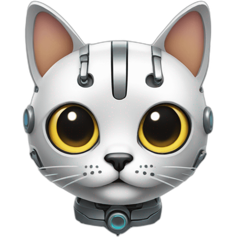 Cat robot emoji