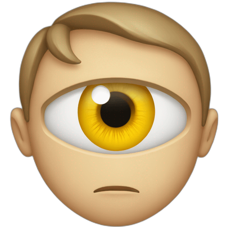 single eye that looks powerful  emoji