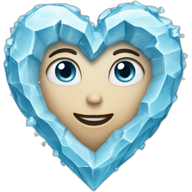 Heart of ice emoji