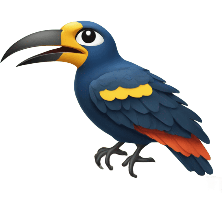 oiseau emblematique de nouvelle caledonie cagou emoji