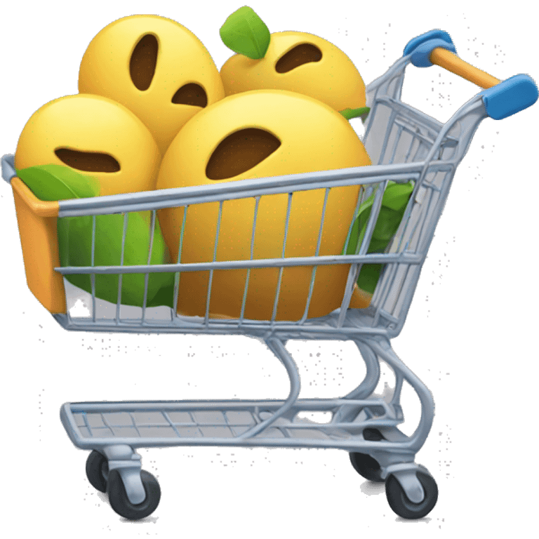 shopping cart emoji