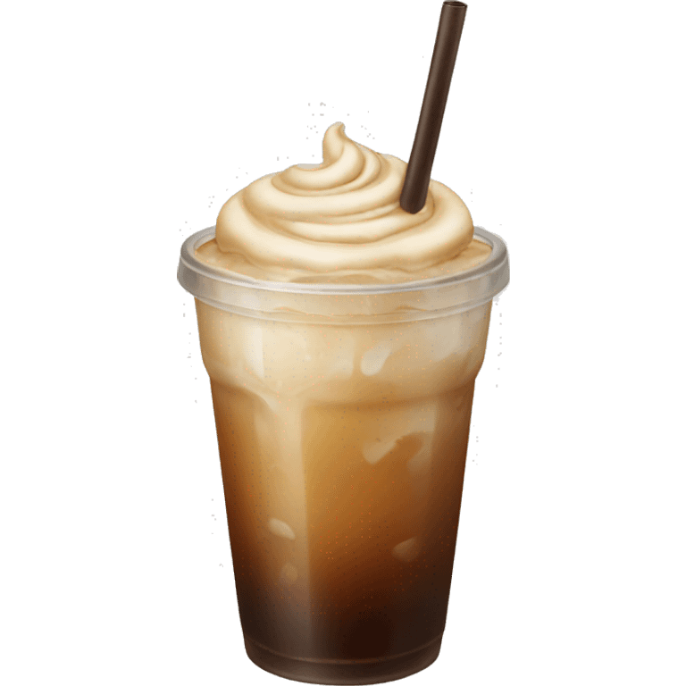 Iced coffee emoji