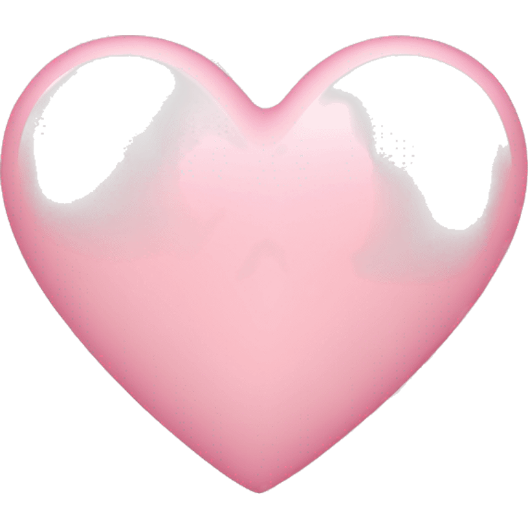 Light pink heart emoji