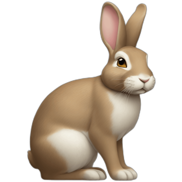 Lapin qui hausse les épaules  emoji