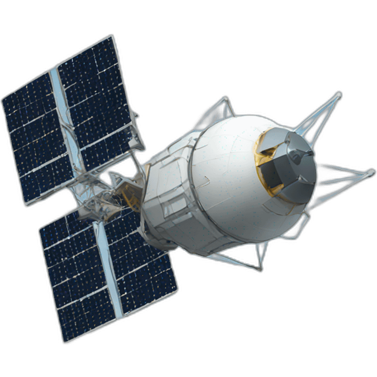 Satellite with wings emoji