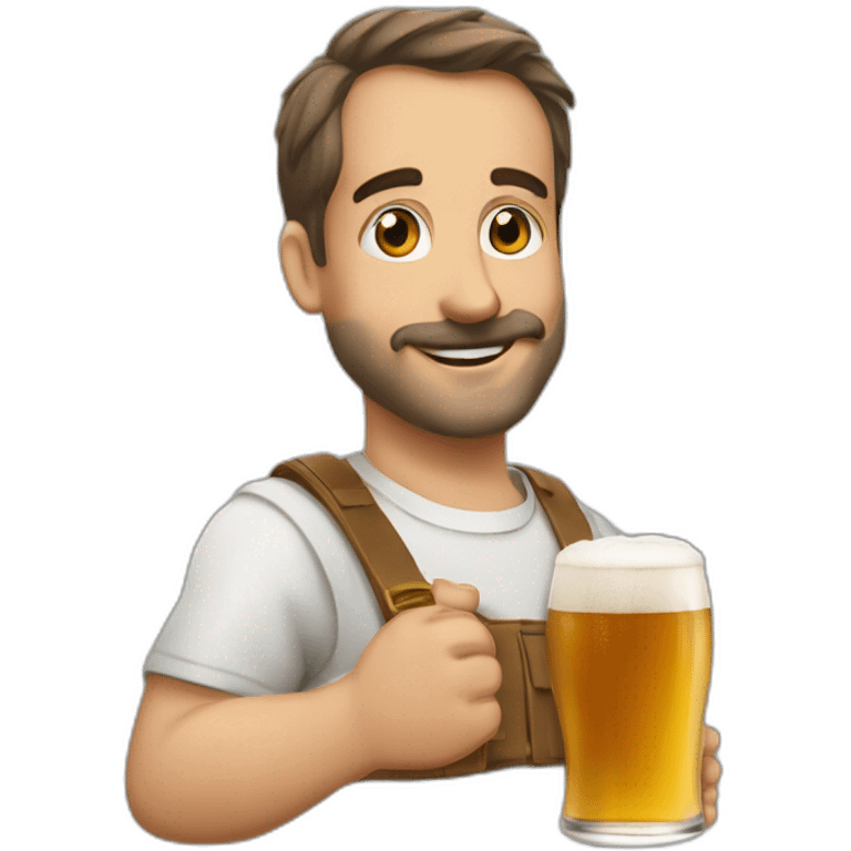 Ta grosse daronne qui boit une bière emoji