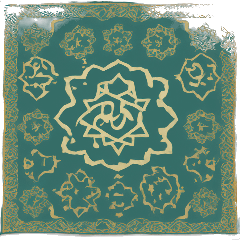 Islamic prayer mat emoji