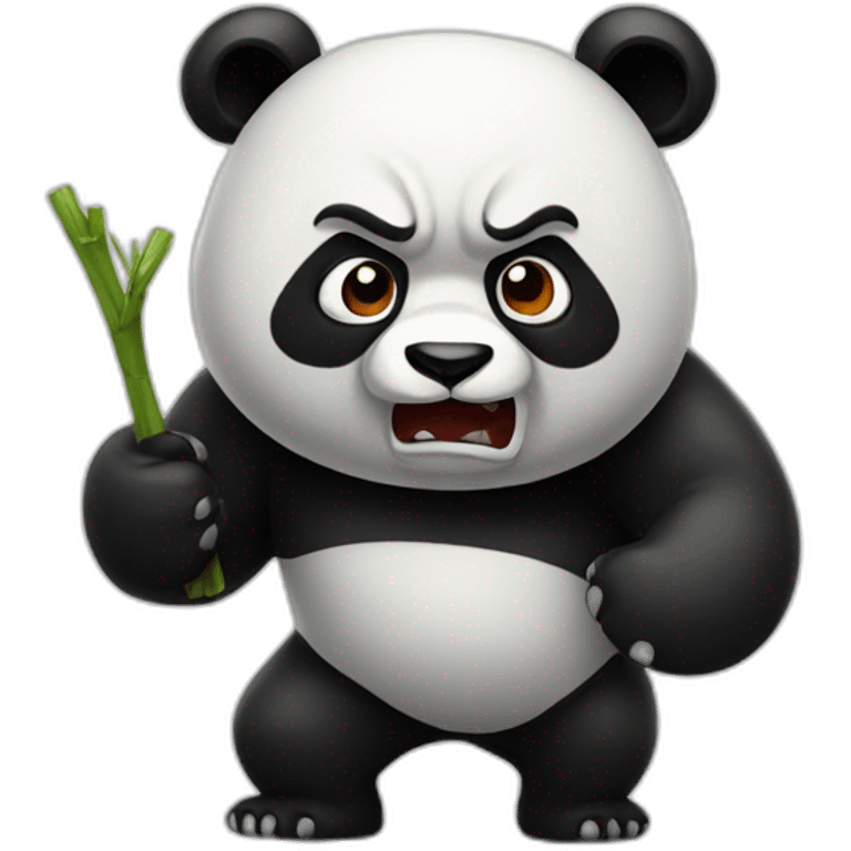 angry panda emoji