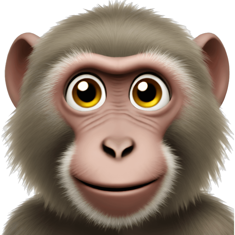 baboon saying hi emoji