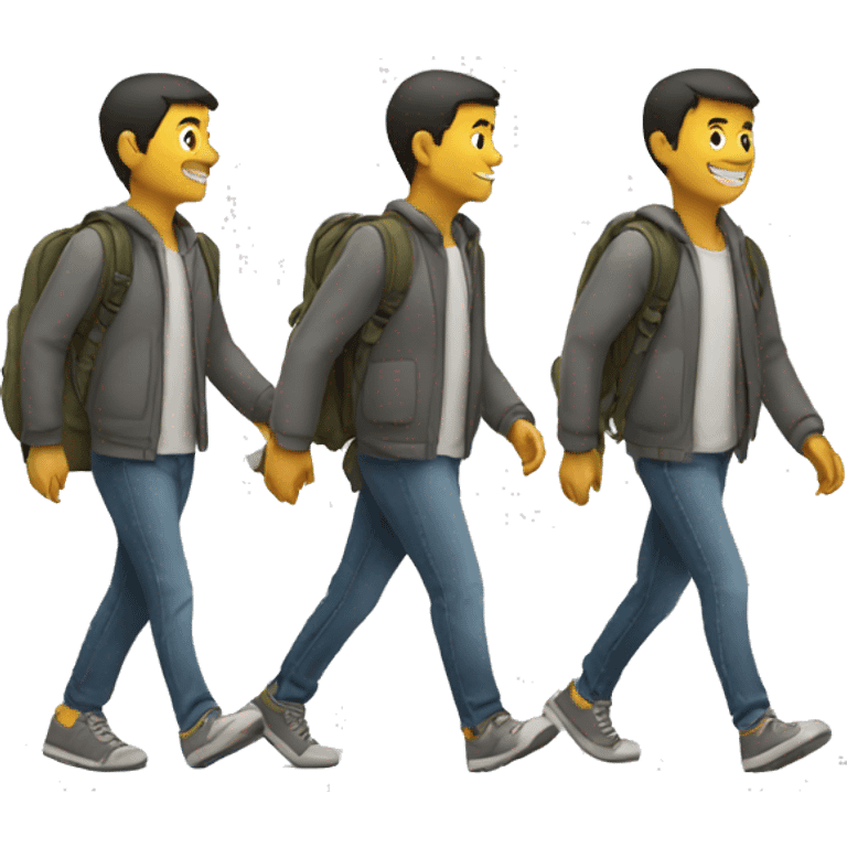 Walking from left to right  emoji