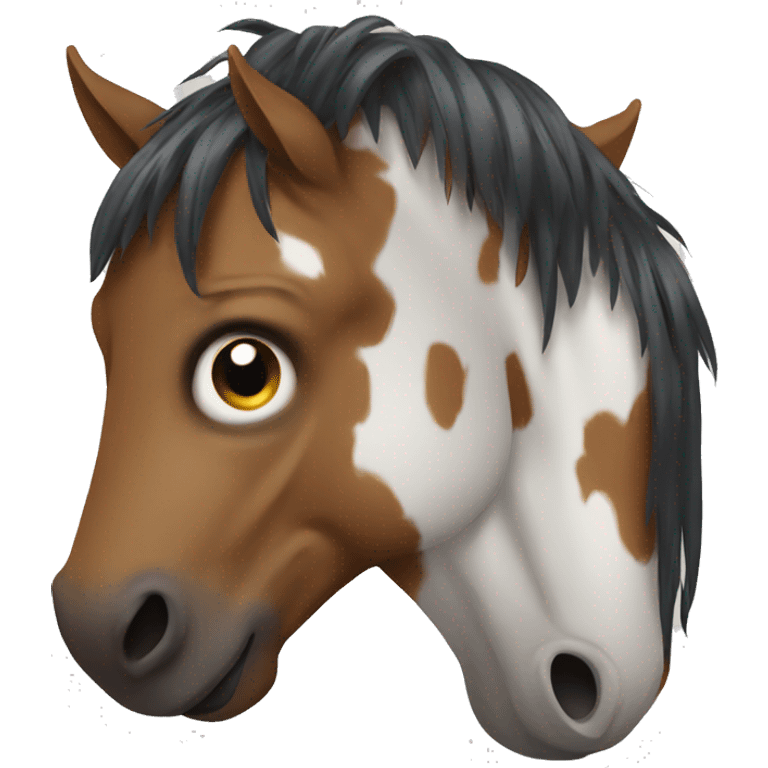 Horse with human head emoji