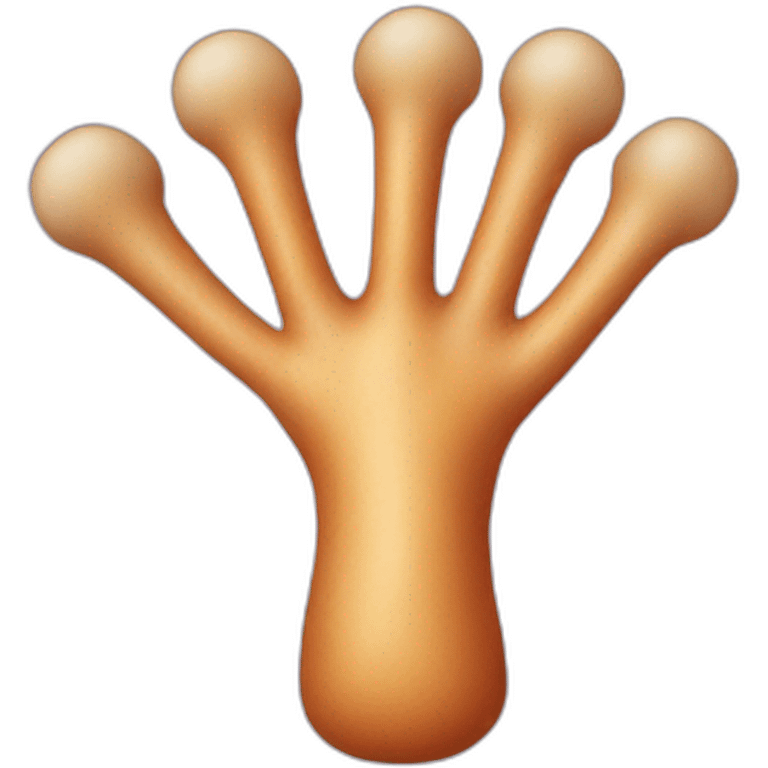 Chicken foot emoji