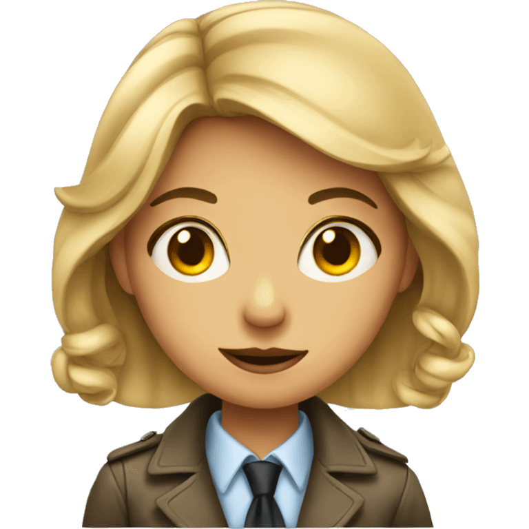 girl detective emoji