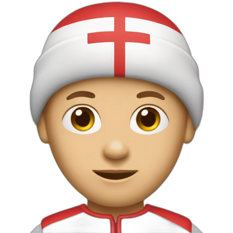 Danish person with danish flag clothing emoji