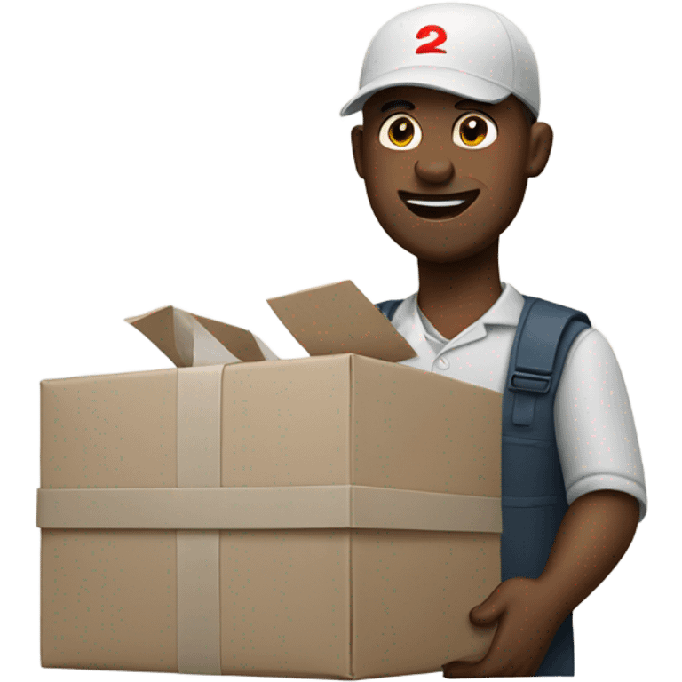 delivery man emoji