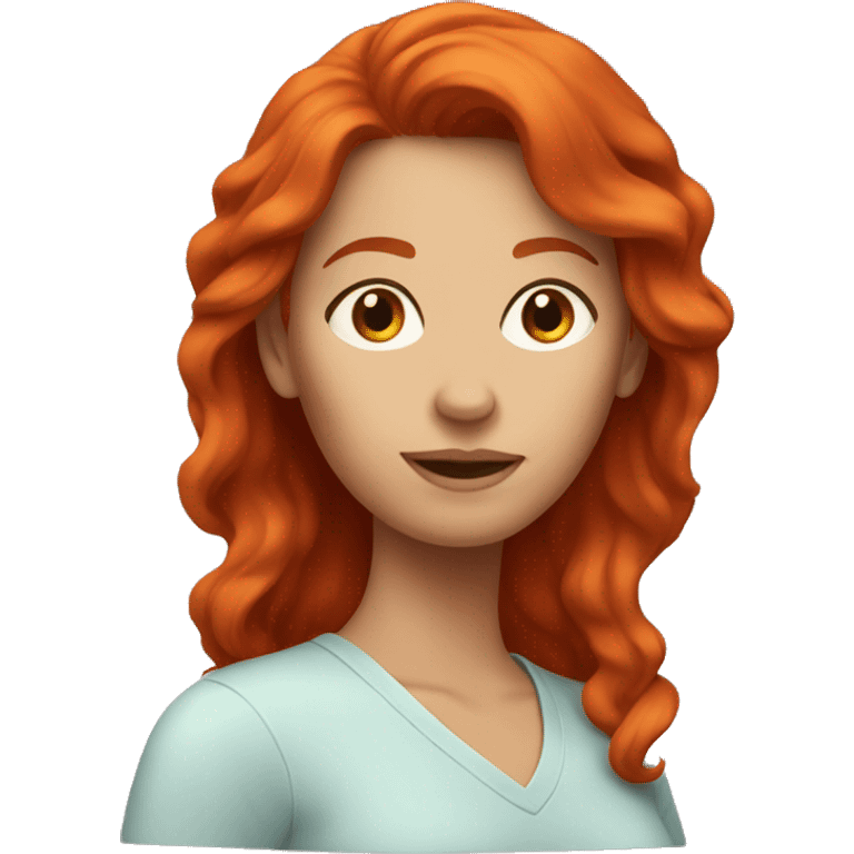 Red head mom  emoji