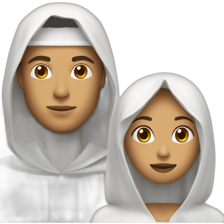 A veiled woman and ronaldo emoji