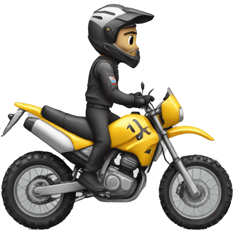 off road motorbike emoji