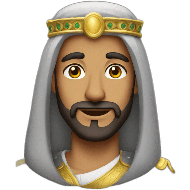 Arabian  king emoji