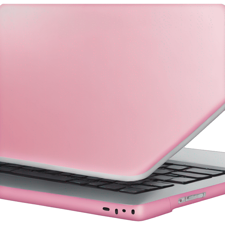 pink laptop emoji