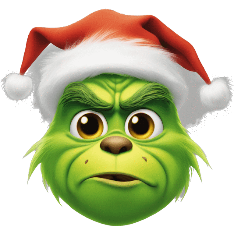 Grinch heart emoji