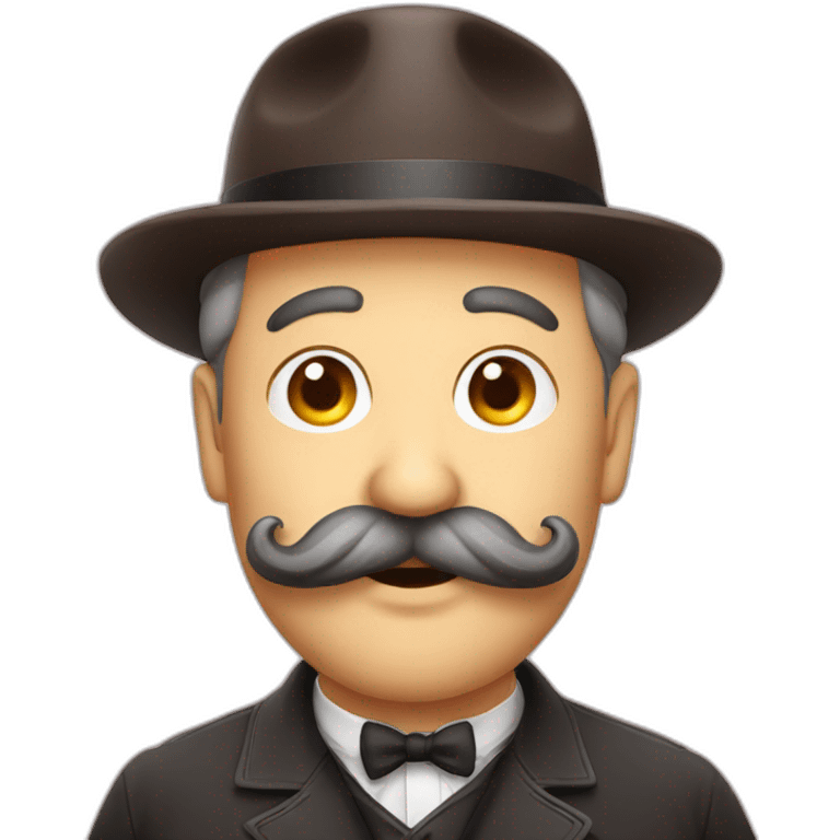 funny austrian moustache man emoji