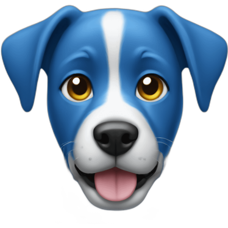 blue dog programming emoji