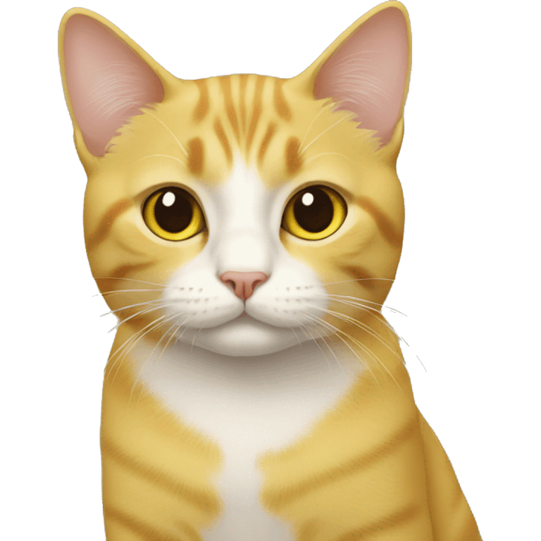 cat yellow emoji