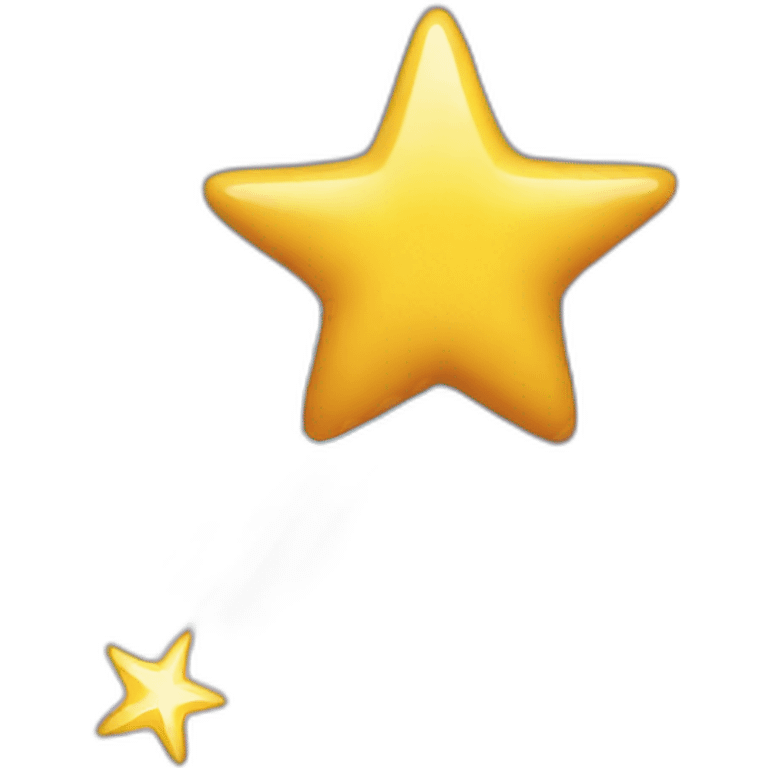 Shooting star emoji