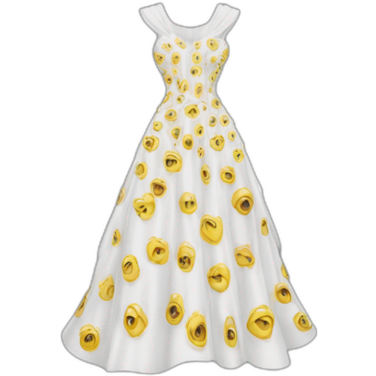 Alexander McQueen spray dress emoji