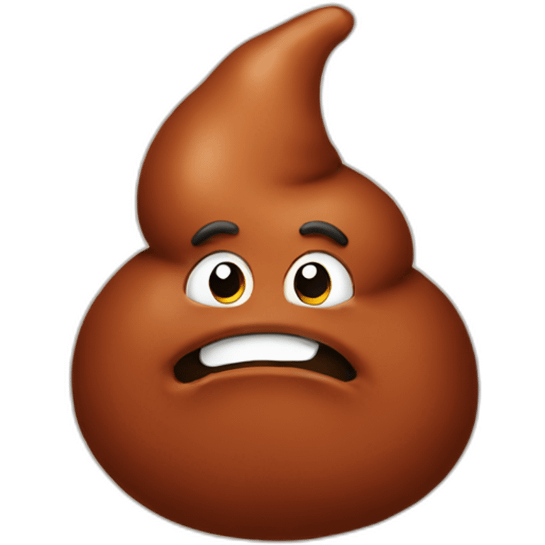 Red poop emoji