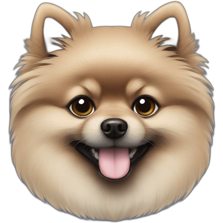 black pomeranian emoji