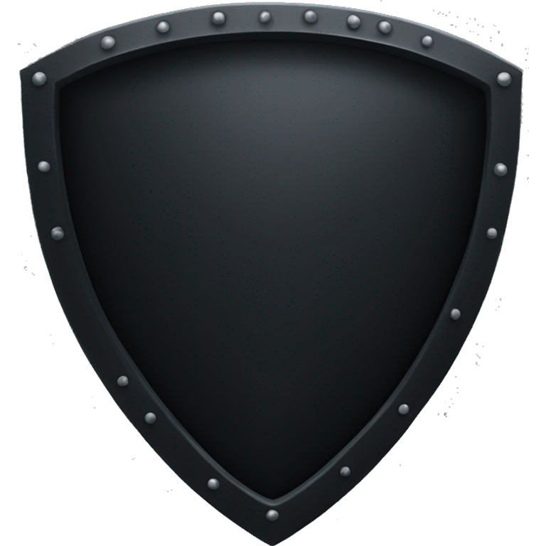 black shield fully black emoji