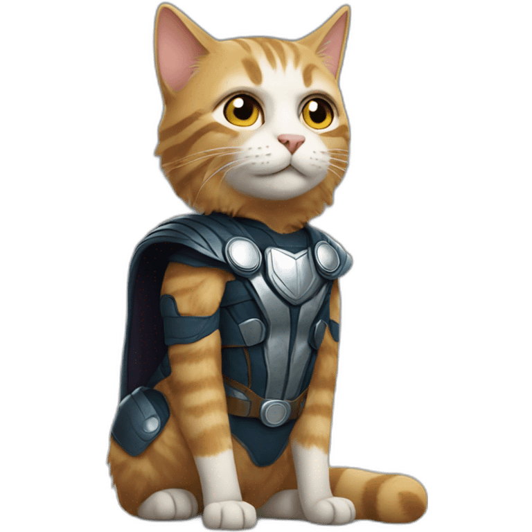 cat in thor suit emoji