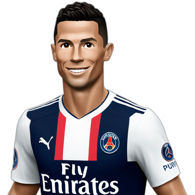 Cristiano ronaldo PSG  emoji