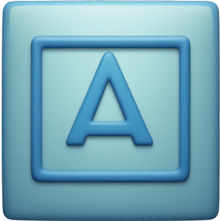 Make a blue square with a + symbol in the middle emoji