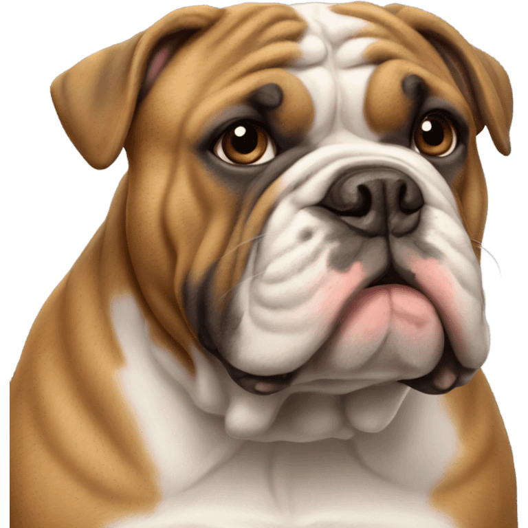  brown English bulldog emoji