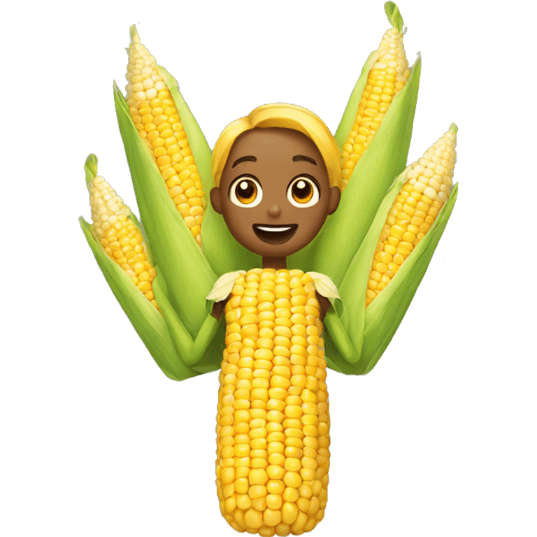 corn angel emoji