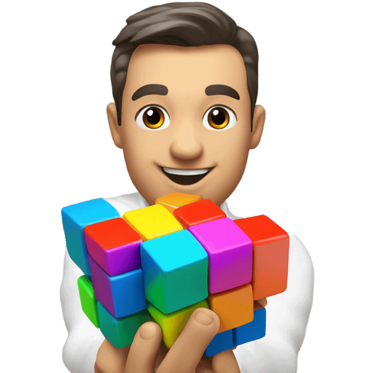 Rubix cube emoji