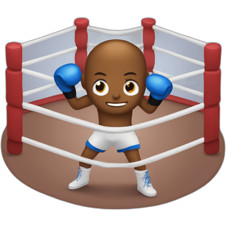 Person in a boxing ring emoji